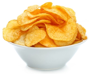 Homemade Spicy Potato Chips