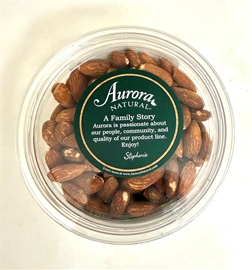 Almonds Roasted Organic Salted 9.5Oz