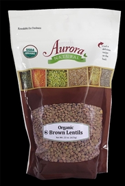 Organic Brown Lentils (22oz.)