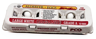 Alderfer Organic Large White Eggs (1 doz)