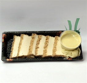Pan Fried Organic Teriayaki Tofu With Honey Mustard Sauce 4oz