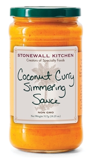 Sauce Coconut Curry Simmering Stonewall Kitchen  18.25oz