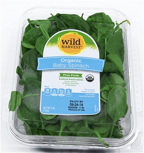Wild Harvest Organic Baby Spinach (5oz)