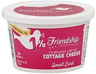 Friendship 1% Lowfat Cottage Cheese (8oz.)
