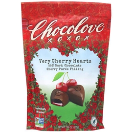 Chocolove Dark Chocolate Cherry Hearts 7.05oz