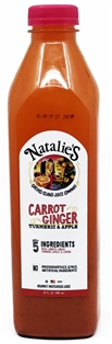 Natalie&#39;S Carrot, Ginger, Tumeric &amp; Apple Juice 32Oz