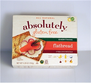 Absolutely Gluten Free Everything Flat Bread (5.2oz)