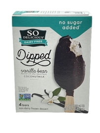 So Delicious Non Dairy Bar Choc/Vanilla (4ct)