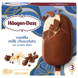 Haagen Dazs Vanilla Milk Chocolate Bars (3ct)