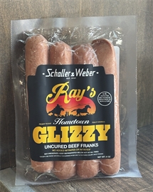 Schaller &amp; Weber Ray's Hometown Glizzy Uncured Beef Frankfurters (8 oz)