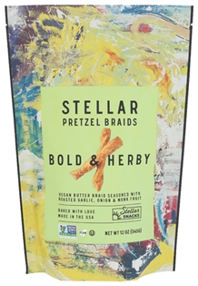 Stellar Snacks Bold &amp; Herby Pretzels (12oz)