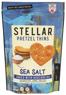 Stellar Snacks Pretzel Thins Sea Salt (7.2oz)