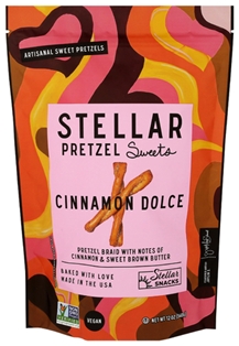 Stellar Snacks Cinnamon Dolce Pretzels (12oz)