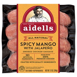 Aidells Spicy Mango With Jalapeno Chicken Sausage
