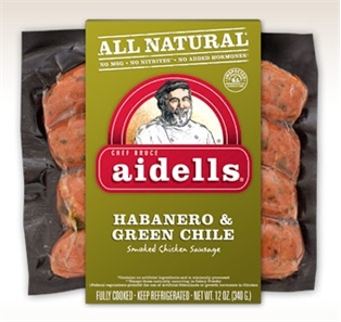 Aidells Habenero &amp; Green Chile Smoked Sausage