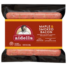 Aidells Maple and Smoked Bacon Chicken Sausage