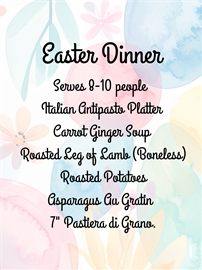 Easter Dinner Package