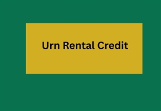 Urn Rental Credit