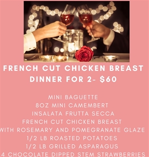 French Cut Chicken Breast Dinner For 2