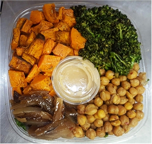Sweet Potato Chickpea Buddha Bowl