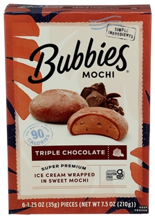 Bubbies Triple Chocolate Mochi (7.5 oz)