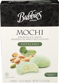 Bubbies Mochi Ice Cream-Pistachio (7.5oz)