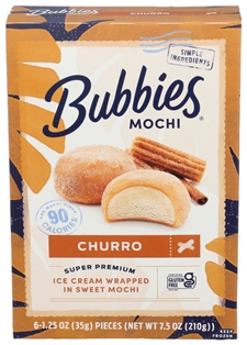 Bubbies Mochi Churro Ice Cream 7.5oz