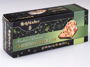 SCHLUNDER BUTTER &amp; ALMOND STOLLEN (26.4 oz)