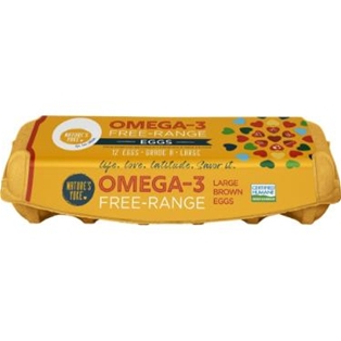 Nature's Yoke LG Brown Omega 3 Free Range 1dz