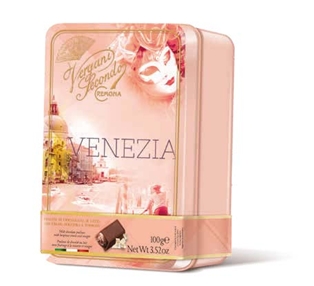 Vergani Venezia Milk Chocolate Pralines with Hazelnut Cream &amp; Nougat (3.52oz)