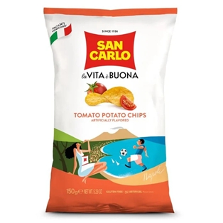 San Carlo Tomato Patatine Chips 5.29oz