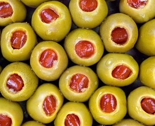Sanniti Pitted Queen Pimento Stuffed Olives 20.5oz