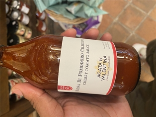A&amp;V Organic Cherry Tomato Sauce  11.6OZ