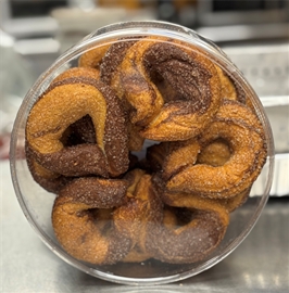Handmade "Torcetti" Biscotti Piemontese Cocoa
