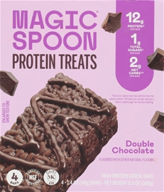 Magic Spoon Protein Treats Double Chocolate Cereal Bars (5.6 oz)