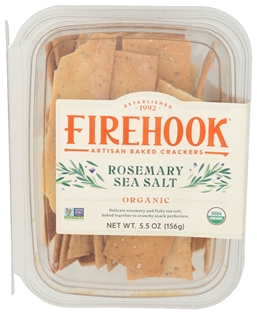 Firehook Organic Rosemary Sea Salt Cracker 5.5oz