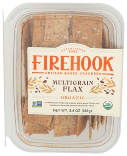 Firehook Organic Multigrain Flax Cracker 5.5oz