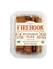 Firehook Organic Multigrain Flax Cracker 5.5oz