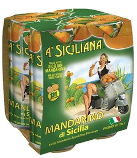 A'Siciliana Mandarin Soda 4pk
