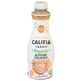 Califia Organic Pumpkin Spice Almond Creamer (24.4oz)
