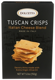 Dolcetto Tuscan Crisps Italian Cheese Blend (5.3 oz)