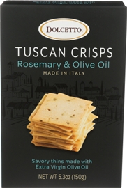 Dolcetto Tuscan Crisps Rosemary &amp; Olive Oil (5.3 oz)