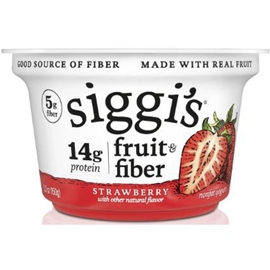 Siggi's Fruit &amp; Fiber Strawberry Yogurt (5.3 oz)