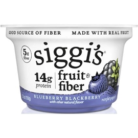 Siggi's Fruit &amp; Fiber Blueberry Blackberry Yogurt (5.3 oz)