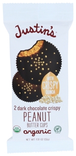 Justin&#39;s Dark Chocolate Crispy Peanut Butter Cup (1.32oz)