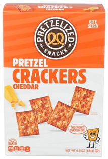 Pretzelized Snacks Cheddar Pretzel Crackers 6.5oz