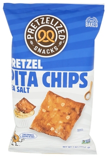 Pretzelized Snacks Sea Salt Pretzel Pita Chips 7oz