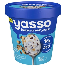 Yasso Chocolate Chip Cookie Dough Frozen Greek Yogurt Pint (14 oz)