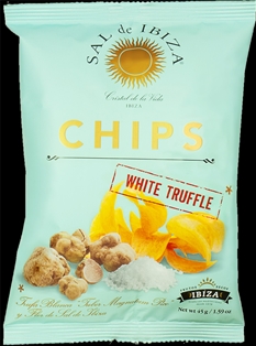 Sal de Ibiza Chips White Truffle 4.4oz