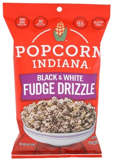 Popcorn Indiana Black &amp; White Fudge Drizzle Popcorn 6oz